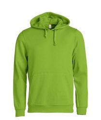 Clique Basic Hoody bluza z kapturem unisex lekka – light green. Zielone bluzy damskie CLIQUE, s, bez wzorów, z bawełny, z kapturem. Za 172.75 zł.
