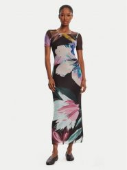 Desigual Sukienka codzienna Bernadette 25WWVK19 Kolorowy Slim Fit. Sukienki damskie Desigual, bez wzorów, z syntetyku, bez ramiączek. Za 429.99 zł.