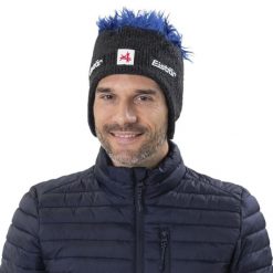 Czapka Eisbar Cocker MÜ SA. Niebieskie czapki damskie Eisbär, bez wzorów. Za 219.90 zł.