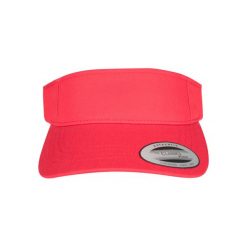 Czapka Flexfit curved visor. Czerwone czapki z daszkiem damskie FLEXFIT, bez wzorów. Za 46.00 zł.