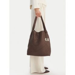 Torebka GINO ROSSI. Brązowe torebki klasyczne damskie Gino Rossi, bez dodatków. Za 299.99 zł.