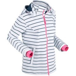 Kurtka softshell bonprix biały. Białe kurtki damskie bonprix, z softshellu. Za 239.99 zł.