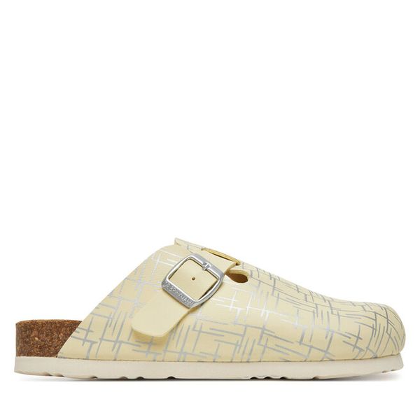 Klapki Dr. Brinkmann. Żółte klapki damskie Dr. Brinkmann, bez wzorów, bez obcasa, bez zapięcia. Za 299.99 zł.