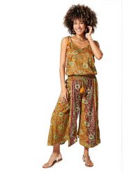 Ipanima Kombinezon w kolorze pomarańczowo-zielonym rozmiar: 34-40. Pomarańczowe kombinezony damskie Ipanima, bez wzorów, bez kołnierzyka, bez ramiączek. Za 100.99 zł.