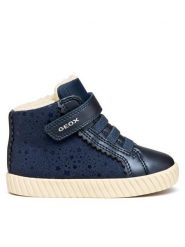 Geox Sneakersy B Mirroless B5669A 0AUAJ C4002 M Granatowy. Niebieskie buty sportowe dziewczęce Geox, bez wzorów, ze skóry, bez zapięcia. Za 149.99 zł.