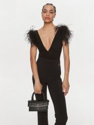 Patrizia Pepe Torebka 8B0111/L061-K103 Czarny. Czarne torebki klasyczne damskie Patrizia Pepe, ze skóry, bez dodatków. Za 1,339.00 zł.