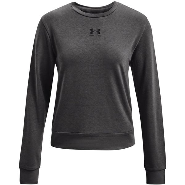Damska bluza z kołnierzem typu crew neck Under Armour Rival. Brązowe bluzy damskie Under Armour, s, bez wzorów, bez kaptura. W wyprzedaży za 153.75 zł.