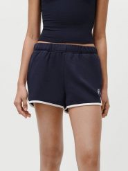 LeGer Szorty dresowe "Drew" w kolorze granatowym rozmiar: 34. Niebieskie szorty damskie LeGer, bez wzorów, z dresówki. Za 78.99 zł.