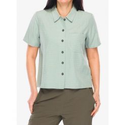 Koszula turystyczna damska Royal Robbins Desert Pucker S/S. Zielone koszule damskie ROYAL ROBBINS, s, bez wzorów, casualowe, bez kołnierzyka, bez ramiączek. Za 235.99 zł.