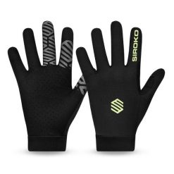 Rękawiczki rowerowe MTB Kolarstwo Siroko MTB Moab Ash. Czarne rękawiczki damskie SIROKO, bez wzorów, z materiału. Za 84.00 zł.