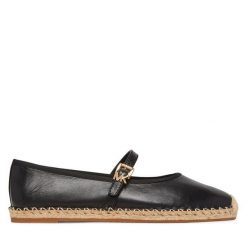 Espadryle MICHAEL Michael Kors. Czarne espadryle damskie MICHAEL Michael Kors, bez wzorów, bez obcasa. Za 679.99 zł.