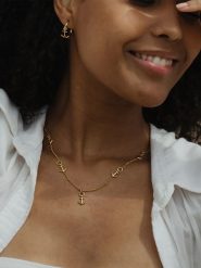 Paul Hewitt Naszyjnik z zawieszką - dł. 45 cm rozmiar: onesize. Żółte naszyjniki damskie paul hewitt, ze stali. Za 191.88 zł.