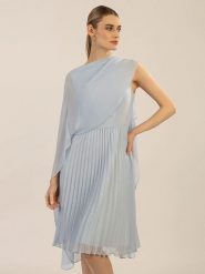 APART Sukienka w kolorze błękitnym rozmiar: 36. Niebieskie sukienki damskie Apart, z aplikacjami, bez ramiączek. Za 217.99 zł.