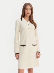 Luisa Spagnoli Sukienka dzianinowa Mariolina 100305 Beżowy Regular Fit. Brązowe sukienki damskie Luisa Spagnoli, bez wzorów, z dzianiny, bez ramiączek. Za 1,789.00 zł.