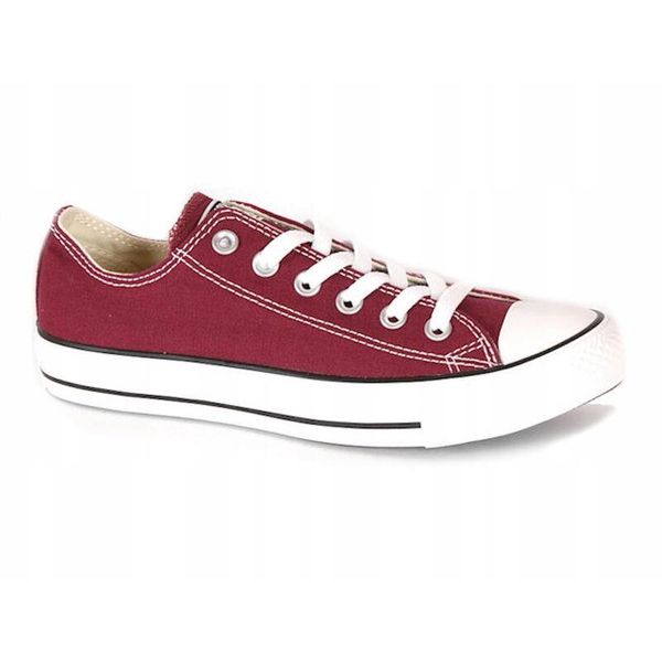 Buty na co dzień trampki unisex CONVERSE CHUCK TYLOR ALL STAR niskie. Czerwone trampki damskie Converse, bez wzorów, bez zapięcia. Za 277.00 zł.