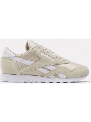 Reebok Skórzane sneakersy "Classic Nylon" w kolorze beżowym rozmiar: 38. Brązowe obuwie sportowe damskie Reebok, z materiału, bez zapięcia. Za 153.34 zł.