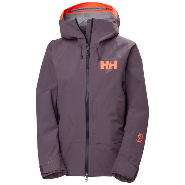 Damska kurtka narciarska Helly Hansen Sogn Shell. Fioletowe kurtki damskie Helly Hansen, na lato, m, bez wzorów, z polaru, bez kaptura. Za 1,616.50 zł.