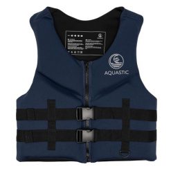 Kamizelka asekuracyjna damska AQUASTIC AQS-LVW. Niebieskie kamizelki damskie AQUASTIC, s, bez wzorów, bez kaptura. Za 139.99 zł.
