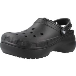 Tenisówki Crocs Model Lined Clog Kolor Czarny. Czarne trampki damskie Crocs, bez wzorów, z gumy, bez zapięcia. Za 304.80 zł.