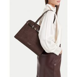 Torebka Nine West. Brązowe torebki klasyczne damskie Nine West, bez dodatków. Za 279.99 zł.