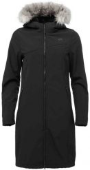 Damski płaszcz softshell Loap Lustra Black. Czarne płaszcze damskie ÀLG, m, bez wzorów, z materiału, bez kaptura. Za 432.99 zł.