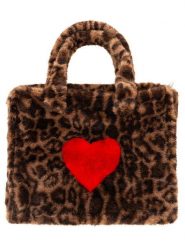 Zwillingsherz Shopper bag "Leo & Heart" w kolorze brązowym - 50 x 35 cm rozmiar: onesize. Brązowe shopper bag Zwillingsherz, bez wzorów, z materiału, na ramię, bez dodatków. Za 91.95 zł.