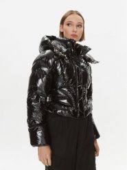 PINKO Kurtka zimowa Gateway 101596 A00N Czarny Regular Fit. Czarne kurtki damskie Pinko, na zimę, bez wzorów, z syntetyku, bez kaptura. Za 2,219.00 zł.