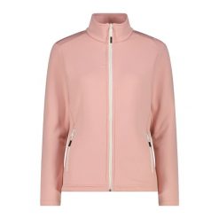 Damska rozciągliwa polarowa bluza z zamkiem CMP. Czerwone bluzy damskie CMP, na zimę, bez wzorów, z polaru, bez kaptura. Za 323.50 zł.