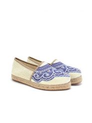 Calceo Espadryle w kolorze kremowo-granatowym rozmiar: 42. Brązowe espadryle damskie Calceo, bez wzorów, bez obcasa. Za 188.85 zł.