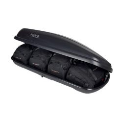 Torby Do Boksu Dachowego Hapro Traxer 5.6 4Szt Kjust. Czarne torby podróżne KJUST, bez wzorów. Za 796.00 zł.