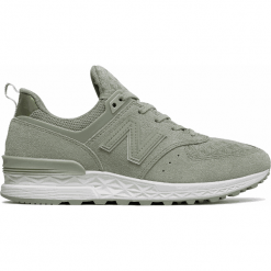 New Balance WS574SND. Brązowe obuwie sportowe damskie New Balance, z materiału. W wyprzedaży za 299.99 zł.