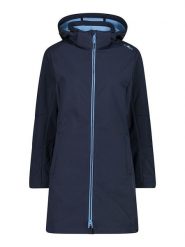 CMP Płaszcz softshellowy w kolorze granatowym rozmiar: 38. Niebieskie płaszcze damskie CMP, m, bez wzorów, z tkaniny, bez kaptura. Za 284.82 zł.