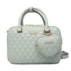 Torebka Guess. Zielone kuferki damskie Guess, bez dodatków. Za 639.99 zł.