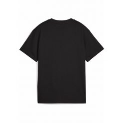 Młodzieżowa koszulka Essentials Animal Logo Infill PUMA Black. Czarna bluzki damskie Puma, m, bez wzorów, prążkowane, bez kołnierzyka, bez ramiączek. Za 89.00 zł.