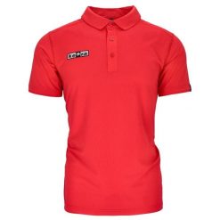Koszulka polo KEEZA Draco z krótkim rękawem. Niebieskie bluzki damskie KEEZA, m, bez wzorów, bez kołnierzyka, bez ramiączek. Za 65.00 zł.