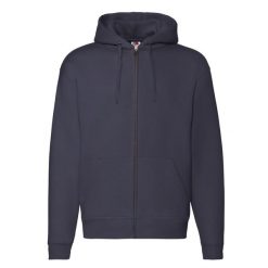 Kurtka Z Kapturem Premium Dla Dorosłych Unisex. Niebieskie kurtki damskie Fruit of the Loom, s, bez wzorów, z kapturem. Za 167.99 zł.