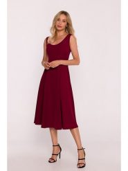 Stylove Sukienka w kolorze bordowym rozmiar: M. Czerwone sukienki damskie Stylove, bez wzorów, bez ramiączek. Za 249.99 zł.