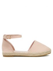 DeeZee Espadryle E8265-6 Różowy. Czerwone espadryle damskie DeeZee, bez wzorów, z materiału, bez obcasa. Za 119.99 zł.