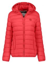 Geographical Norway Kurtka pikowana w kolorze czerwonym rozmiar: XXL. Czerwone kurtki damskie Geographical Norway, xxl, bez wzorów, bez kaptura. Za 163.64 zł.