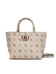 Guess Torebka Emelie Logo Mini HWGP99 28750 Écru. Torebki klasyczne damskie Guess, ze skóry, bez dodatków. Za 659.99 zł.