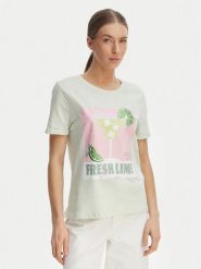 ONLY T-Shirt Kita 15291465 Zielony Regular Fit. Zielone t-shirty damskie Only, xs, bez wzorów, z bawełny, bez kołnierzyka. Za 89.99 zł.