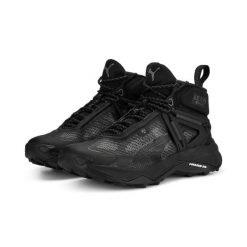 Buty turystyczne Explore NITRO Mid GORE-TEX. Czarne obuwie trekkingowe damskie Puma, z gore-texu, bez zapięcia. W wyprzedaży za 461.90 zł.