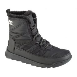 Buty Sorel Whitney Ii Plus Lace Wp 2088241010 czarne. Czarne śniegowce damskie z gumy. Za 673.44 zł.