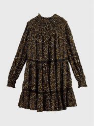 Scotch & Soda Sukienka codzienna 168914 Czarny Regular Fit. Czarne sukienki damskie Scotch & Soda, bez wzorów, z wiskozy, bez ramiączek. Za 459.99 zł.