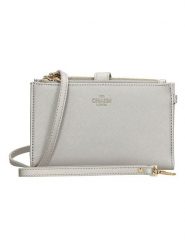Charm Portfel "Birmingham" w kolorze srebrnym - 18,5 x 12 x 3 cm rozmiar: onesize. Szare portfele damskie Charm, bez wzorów, z materiału. Za 65.99 zł.