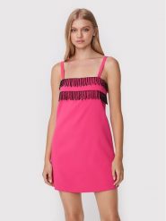 Pinko Sukienka koktajlowa Anica 1G183B 7624 Różowy Regular Fit. Czerwone sukienki damskie Pinko, bez wzorów, z syntetyku, wizytowe, bez ramiączek. Za 419.00 zł.