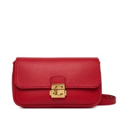 Torebka Coccinelle. Czerwone listonoszki damskie Coccinelle, bez wzorów, bez dodatków. Za 859.99 zł.