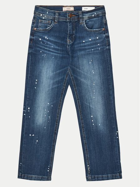 Guess Jeansy L5RA07 D46T0 Niebieski Regular Fit. Niebieskie jeansy chłopięce Guess, z bawełny. Za 139.99 zł.