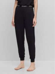 Hugo Spodnie piżamowe Unite 50490703 Czarny Regular Fit. Czarne piżamy damskie Hugo, bez wzorów, z wiskozy, bez ramiączek. Za 259.99 zł.