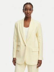 Morgan Marynarka 261-VADO.F Żółty Regular Fit. Żółte marynarki i żakiety damskie Morgan, bez wzorów, z syntetyku. Za 449.99 zł.